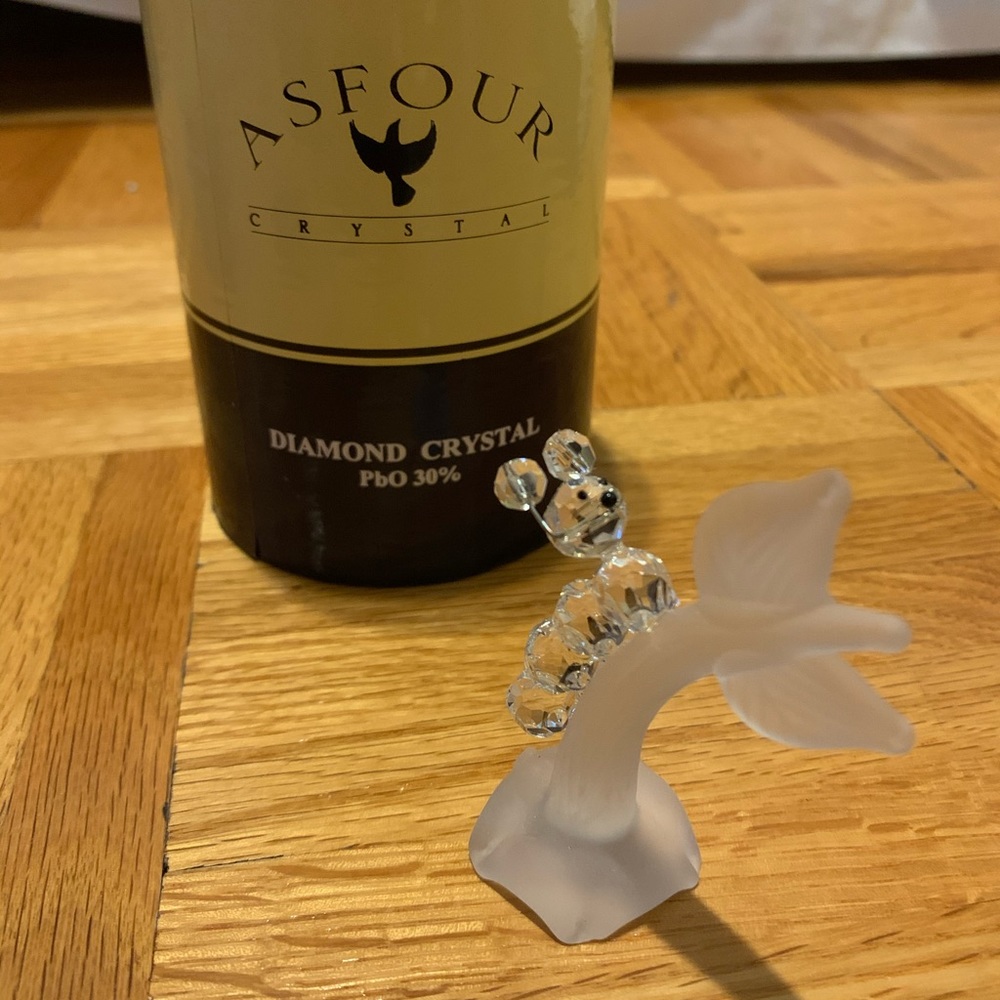 Asfour Caterpillar Crystal Figurine